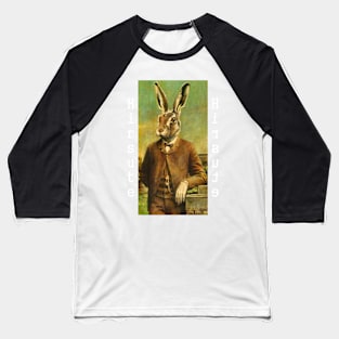 Hirsute Victorian Hare In A Suit Baseball T-Shirt